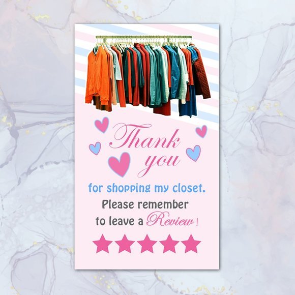 100 Thank you cards - Picture 2 of 7